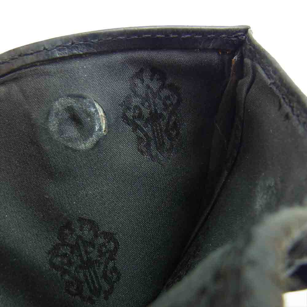 CHROME HEARTS クロムハーツ（原本無） 3FOLD ハートボタン 3フォールド ウォレット ブラック系【中古】