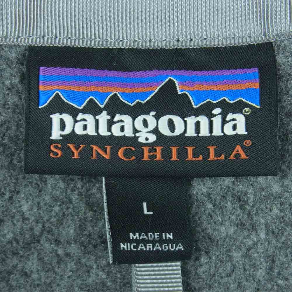 patagonia パタゴニア 20AW 22990 20年製 Classic Synchilla Jacket クラシック シンチラ フリース ジャケット グレー系 L【中古】