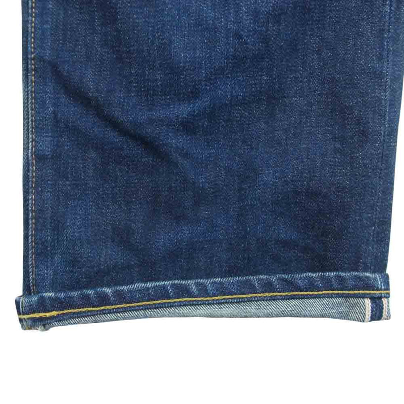 RRL ダブルアールエル 国内正規品 USA製 american woven selvedge denim slim fit スリムフィット デニム パンツ インディゴブルー系 36 × 32【中古】