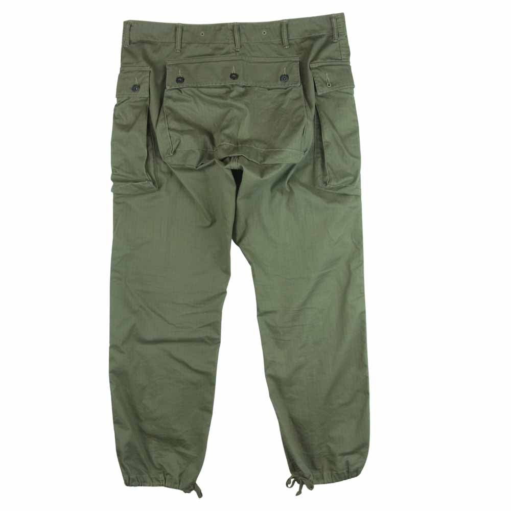 RRL ダブルアールエル 44RP03 国内正規品 P44 TROUSER トラウザー カーゴ パンツ コットン カーキ系 36 × 32【中古】