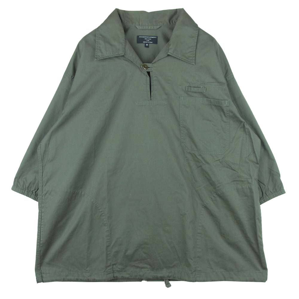 Engineered Garments エンジニアードガーメンツ FREAK'S STORE 別注 Military Skipper Pullover Shirt フリークスストア ミリタリー スキッパー プルオーバー シャツ カーキ系 M【中古】