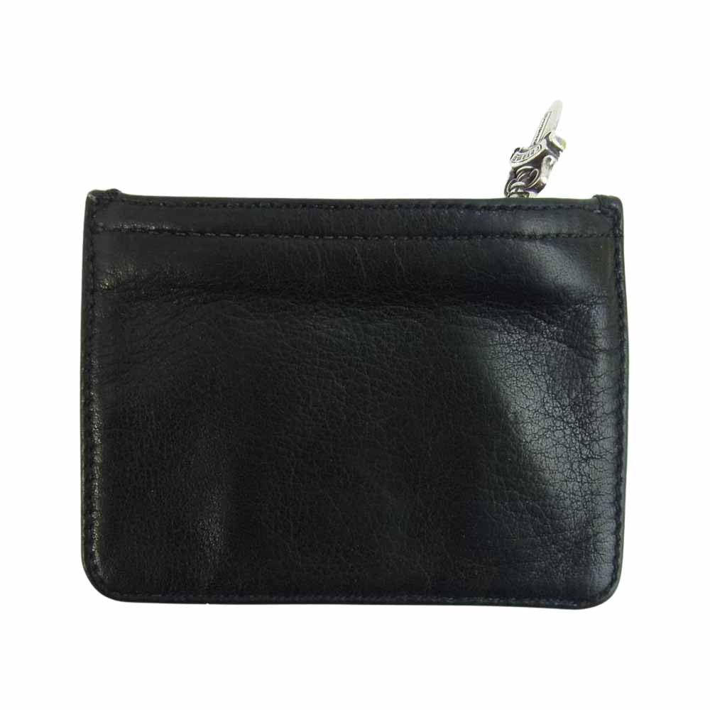 CHROME HEARTS クロムハーツ（原本無） ジッパー チェンジパース 3×4 コインケース 小銭入れ ブラック系【中古】