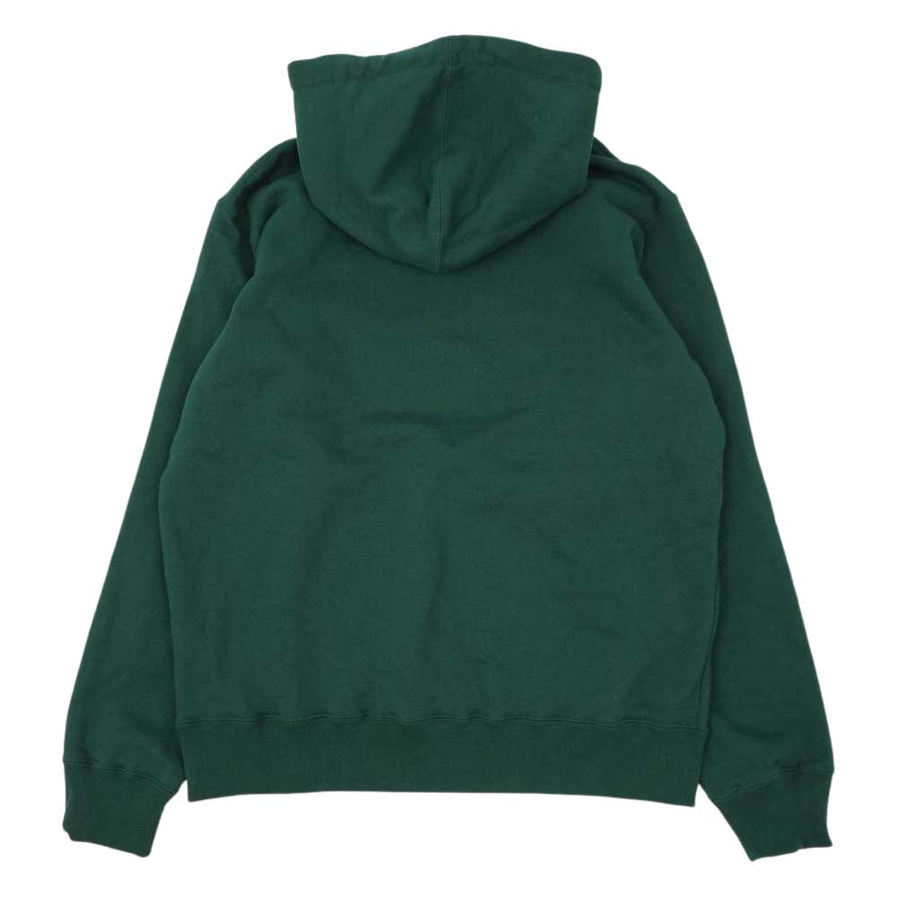 Supreme シュプリーム 19SS Chest Stripe Logo Hooded Sweatshirt チェスト ストライプ ロゴ フーデッド スウェット パーカー ダークグリーン系 M【新古品】【未使用】【中古】