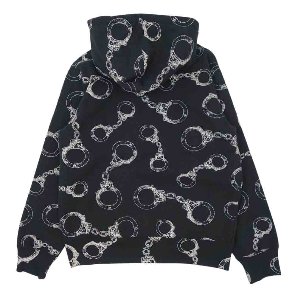 Supreme シュプリーム 17AW Handcuffs Hooded Sweatshirt ハンドカフス フーデッド スウェット シャツ ブラック系【極上美品】【中古】