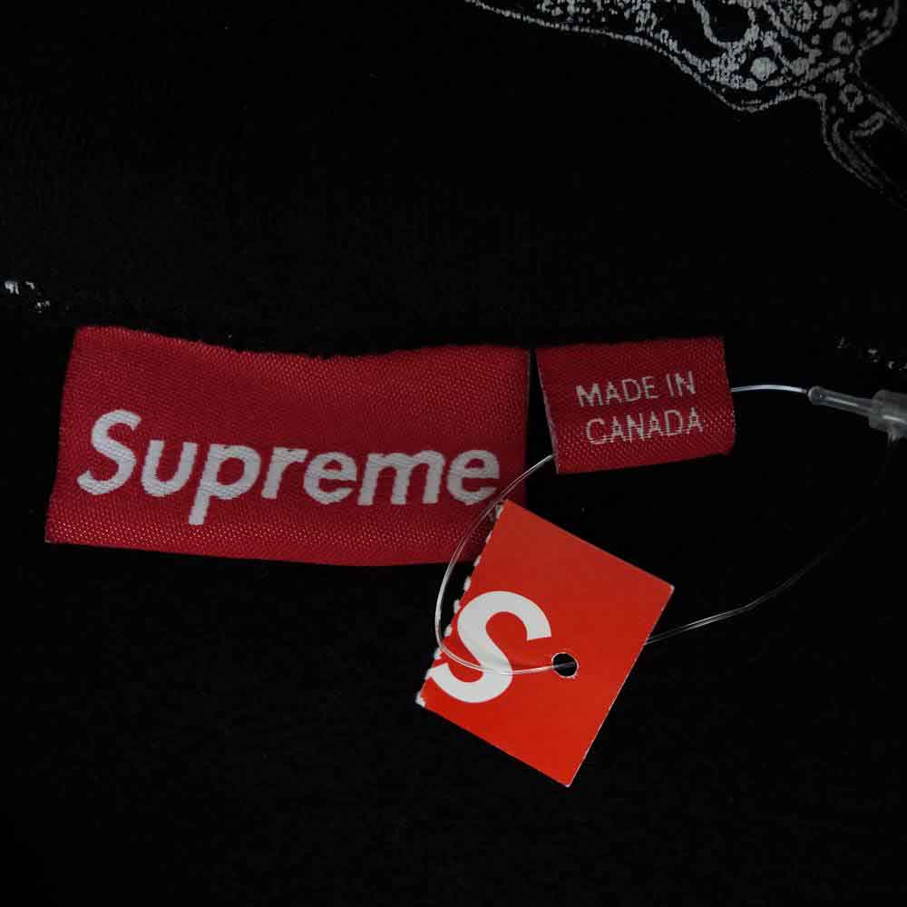 Supreme シュプリーム 17AW Handcuffs Hooded Sweatshirt ハンドカフス フーデッド スウェット シャツ ブラック系【極上美品】【中古】