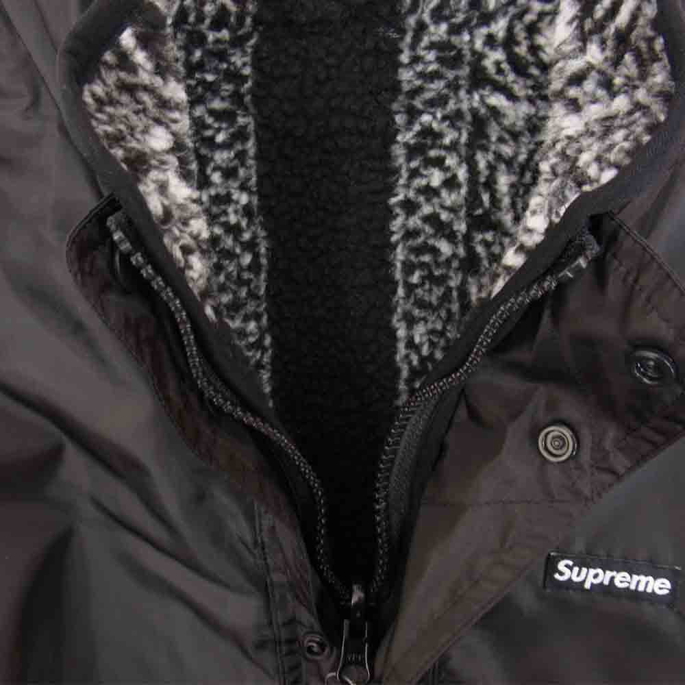 Supreme シュプリーム 19AW Reversible Bandana Fleece Jacket リバーシブル バンダナ フリース ジャケット ブラック系 M【新古品】【未使用】【中古】