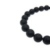 CHROME HEARTS クロムハーツ（原本無） 8mm BEAD ビーズ ブレスレット ブラック系【中古】