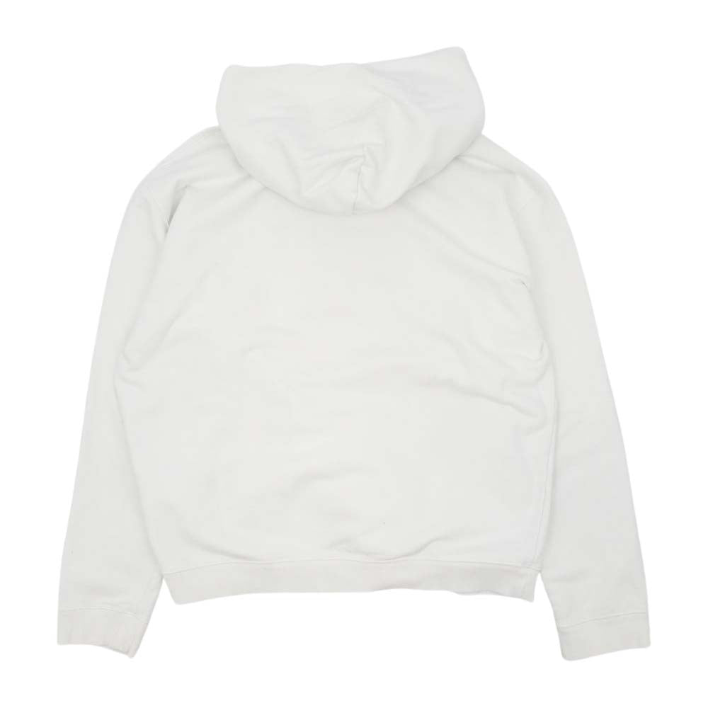 MAISON MARGIELA メゾンマルジェラ 10ライン マルジェラジャパンタグ 21SS S50GU0163 Numbers Logo カレンダーロゴ刺繍 プルオーバー パーカー ホワイト系 44【美品】【中古】