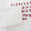 MAISON MARGIELA メゾンマルジェラ 10ライン マルジェラジャパンタグ 21SS S50GU0163 Numbers Logo カレンダーロゴ刺繍 プルオーバー パーカー ホワイト系 44【美品】【中古】