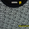 MONCLER モンクレール GENIUS ジーニアス fragment design フラグメントデザイン MAGLIA T-SHIRT 総柄 半袖 Tシャツ ブラック系 ホワイト系【中古】
