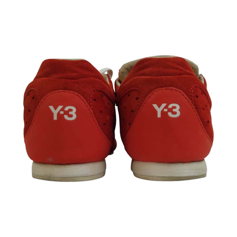 Yohji Yamamoto ヨウジヤマモト Y-3 G42630 BOXING ワイスリー ボクシング  ローカット スニーカー エンジ系 27.5cm【中古】