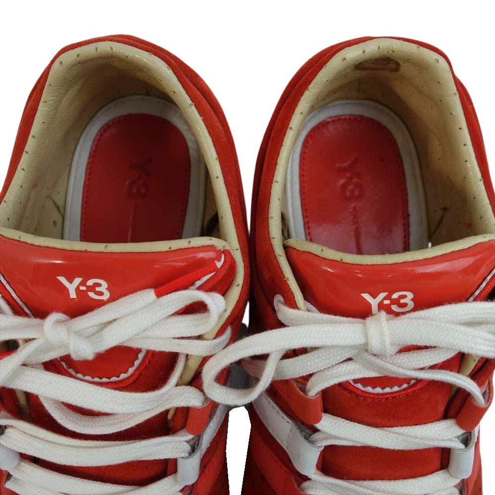 Yohji Yamamoto ヨウジヤマモト Y-3 G42630 BOXING ワイスリー ボクシング  ローカット スニーカー エンジ系 27.5cm【中古】