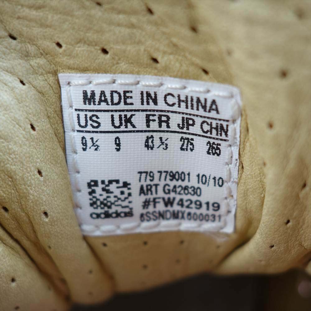 Yohji Yamamoto ヨウジヤマモト Y-3 G42630 BOXING ワイスリー ボクシング  ローカット スニーカー エンジ系 27.5cm【中古】