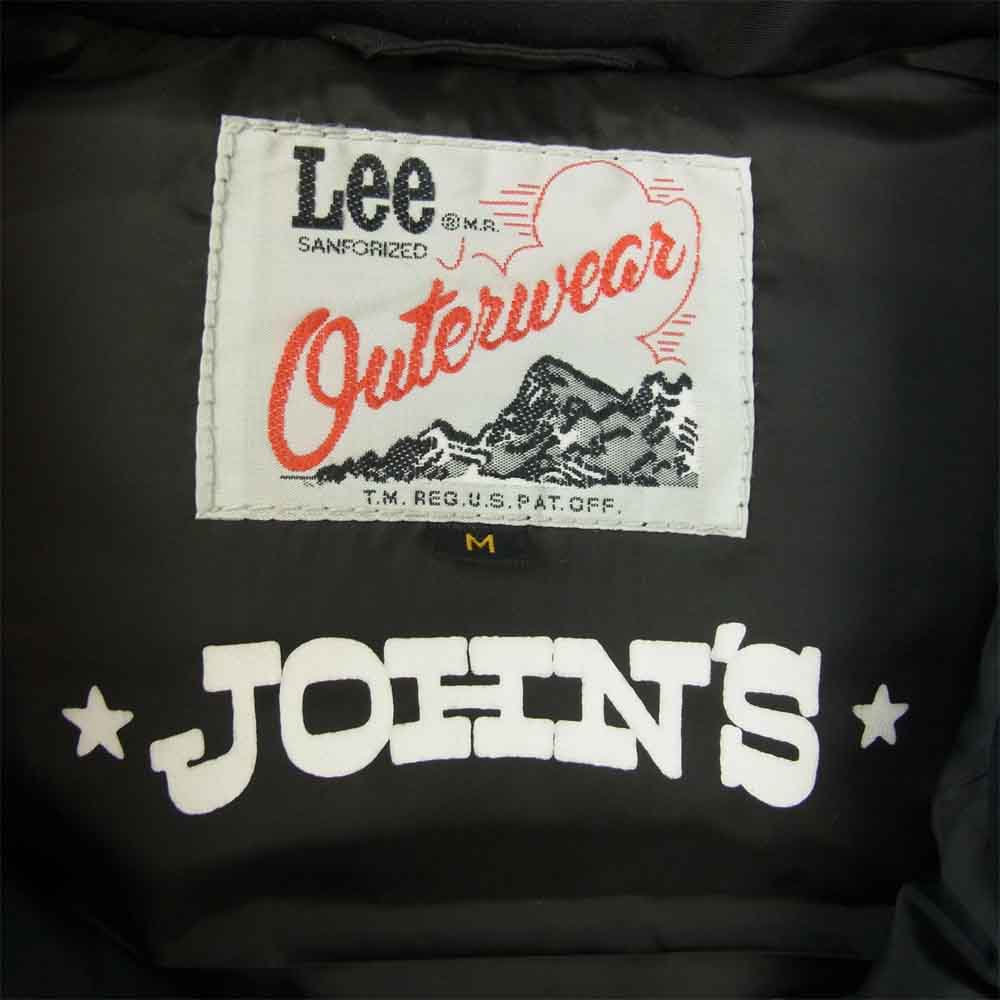 Lee リー ×JOHN‘S ワッペン ダウン ベスト ブラック系 M【中古】