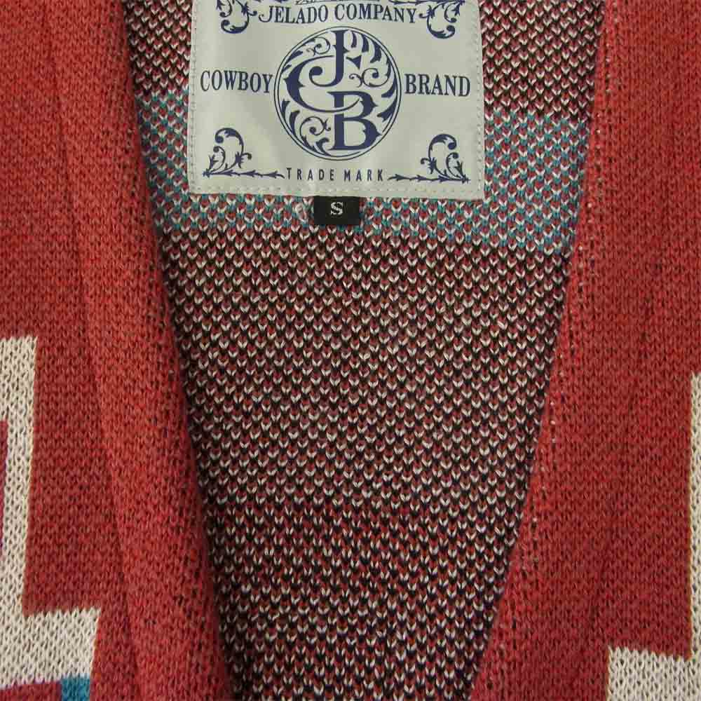 JELADO ジェラード Santa Fe Vest サンタフェ ベスト レッド エンジ系 S【美品】【中古】