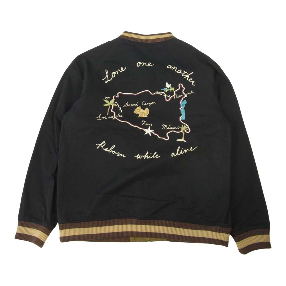 varde77 バルデセブンティセブン 19SS リバーシブル ジャケット ブラック系 ブラウン系 2【中古】