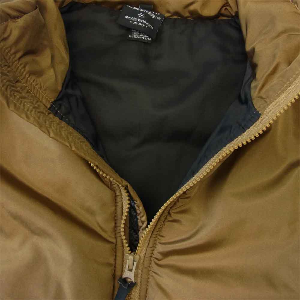 ビヨンド クロージング LEVEL7 PCU VEST レベル7 ベスト プリマロフト 中綿 ベスト ブラウン系 S【中古】