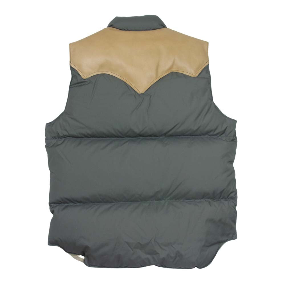 ロッキー マウンテン フェザーベッド 200-192-01 DOWN VEST ダウンベスト ダウン カーキ系 38【中古】