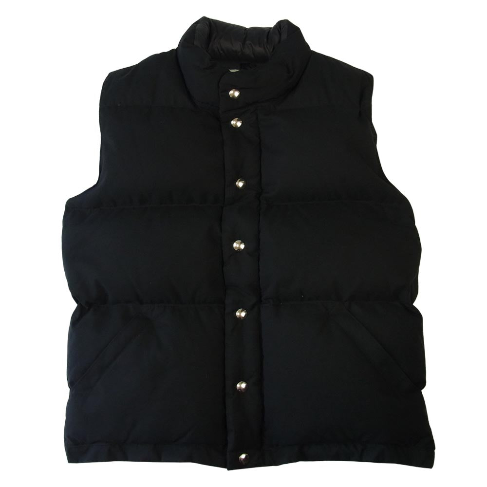 Crescent Down Works クレセントダウンワークス USA製 ITALIAN VEST 60/40 イタリアン ベスト ダウン ベスト ダークネイビー系 S【中古】