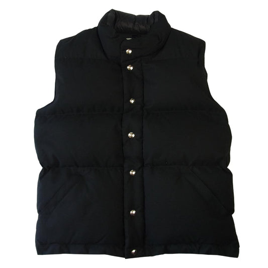Crescent Down Works クレセントダウンワークス USA製 ITALIAN VEST 60/40 イタリアン ベスト ダウン ベスト ダークネイビー系 S【中古】