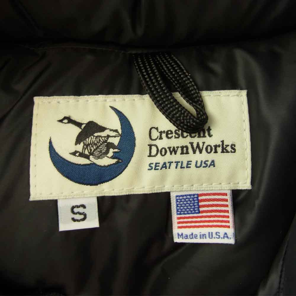 Crescent Down Works クレセントダウンワークス USA製 ITALIAN VEST 60/40 イタリアン ベスト ダウン ベスト ダークネイビー系 S【中古】