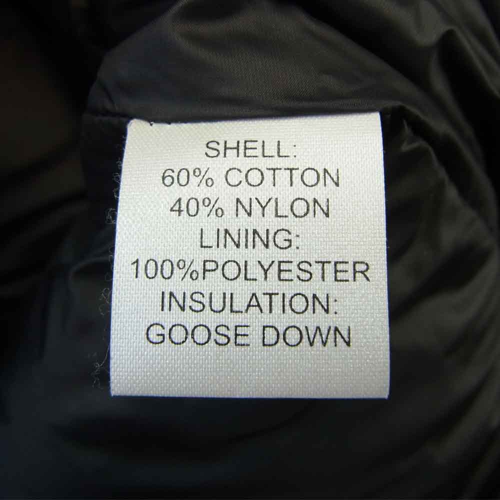 Crescent Down Works クレセントダウンワークス USA製 ITALIAN VEST 60/40 イタリアン ベスト ダウン ベスト ダークネイビー系 S【中古】