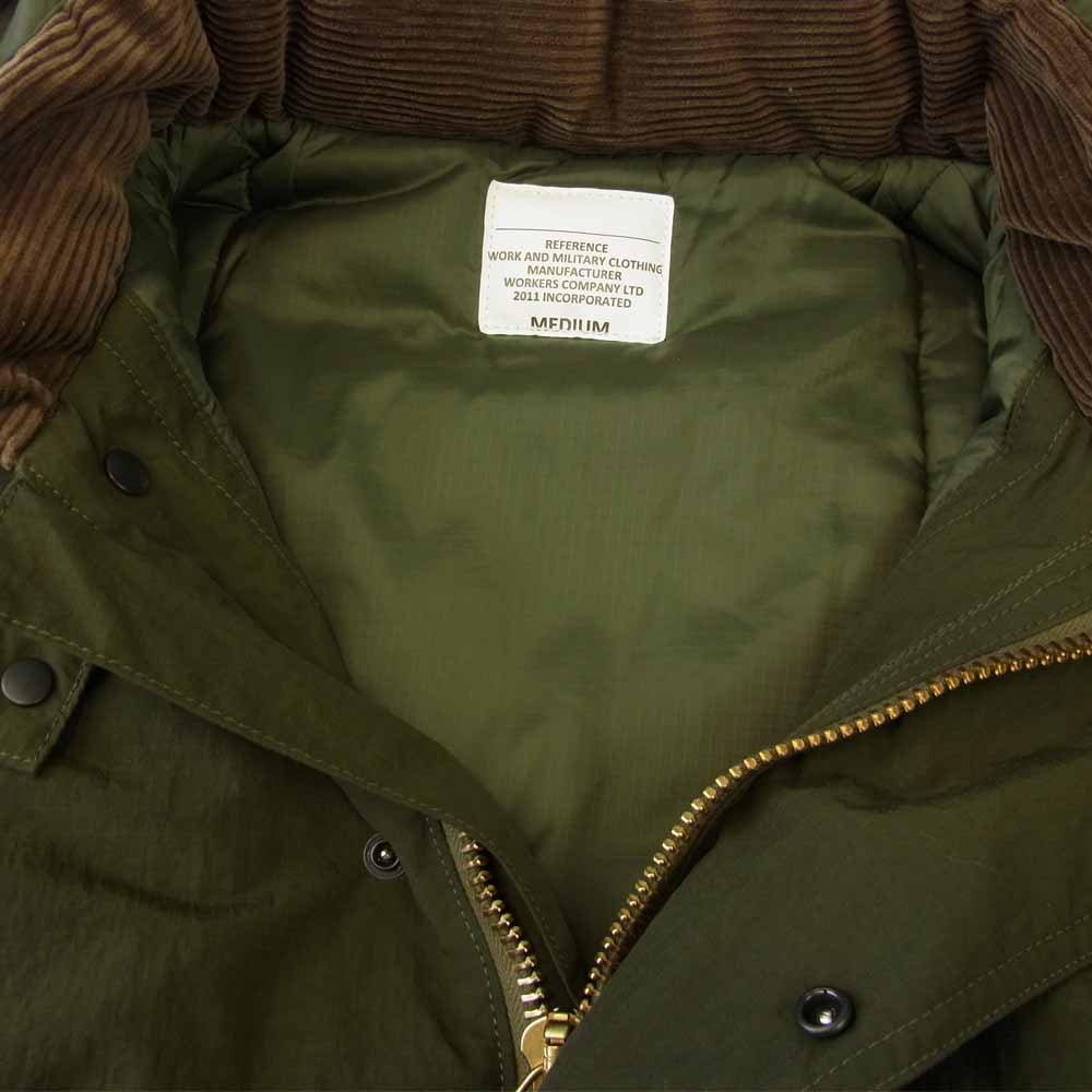 ワーカーズ N-1 PUFF JACKET パフジャケット シンサレート 中綿 ジャケット カーキ系 M【中古】