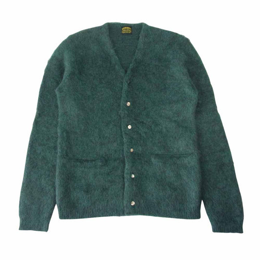 JELADO ジェラード Basic Collection Cobain コバーン モヘア カーディガン グリーン系 M【美品】【中古】