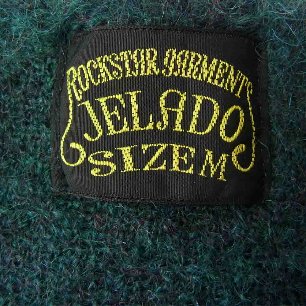 JELADO ジェラード Basic Collection Cobain コバーン モヘア カーディガン グリーン系 M【美品】【中古】