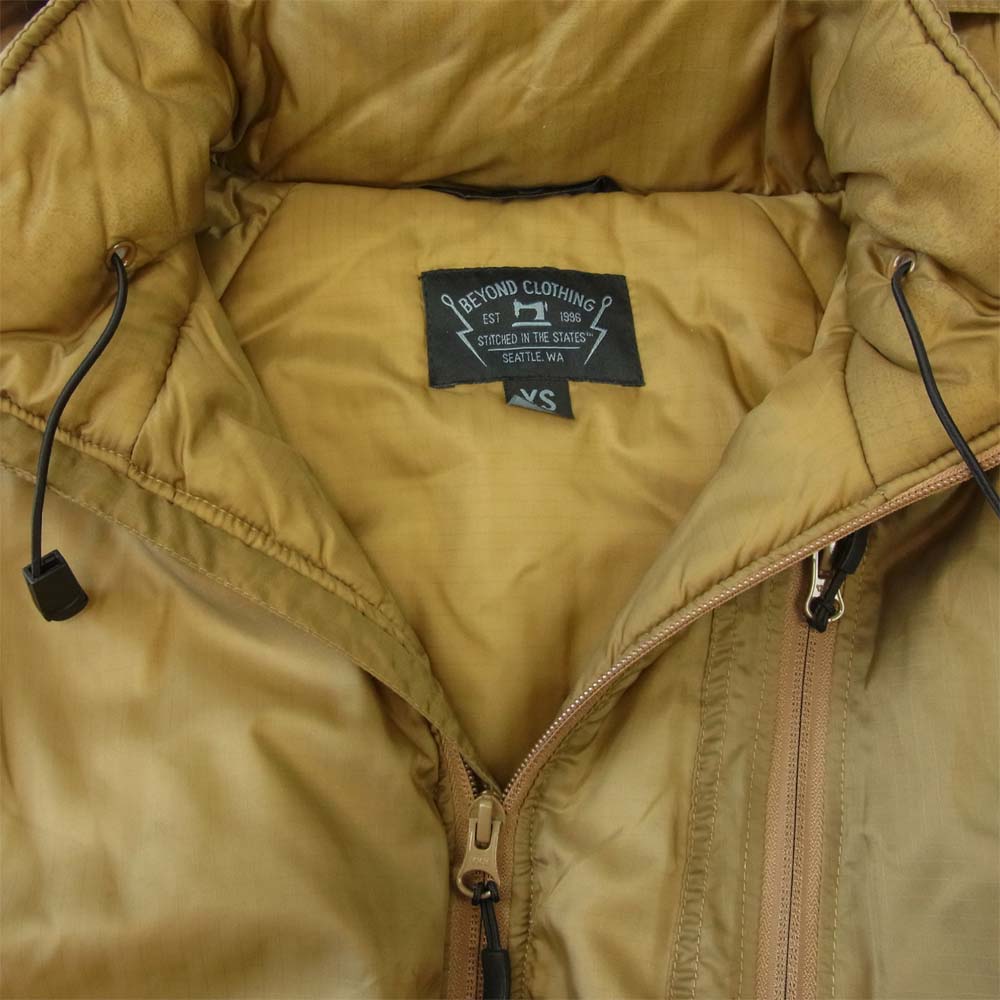 ビヨンド CLIMASHIELD A7 AXIOS COLD 中綿 ジャケット コヨーテ ベージュ系 XS【中古】