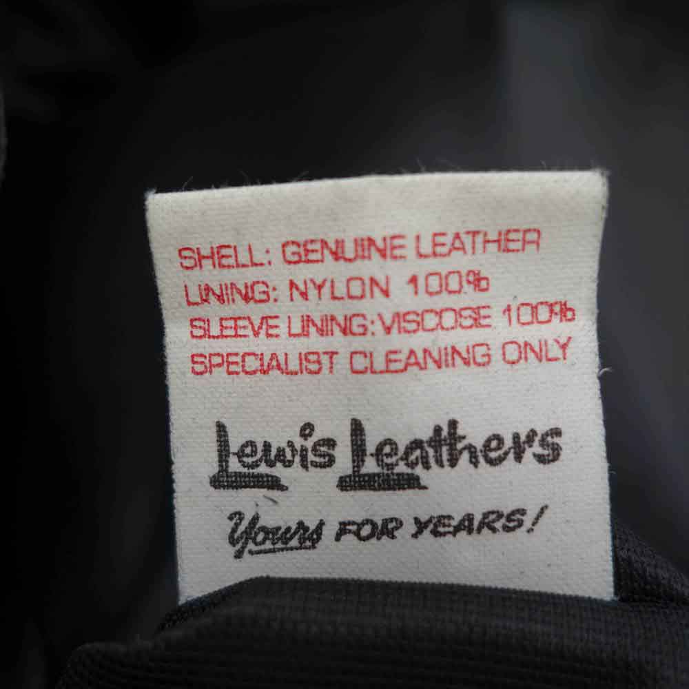 Lewis Leathers ルイスレザー 551T × THE REAL McCOY'S リアルマッコイズ Dominator ドミネーター ディアスキン タイトフィット ライダース ジャケット ブラウン系 40【美品】【中古】