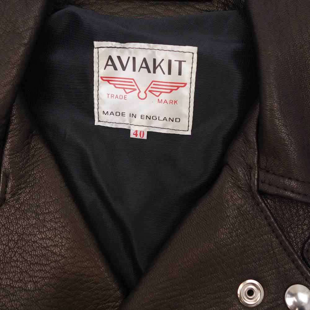 Lewis Leathers ルイスレザー 391T × THE REAL McCOY'S リアルマッコイズ Lightning ライトニング ディアスキン タイトフィット ライダース ジャケット ブラウン系 40【美品】【中古】