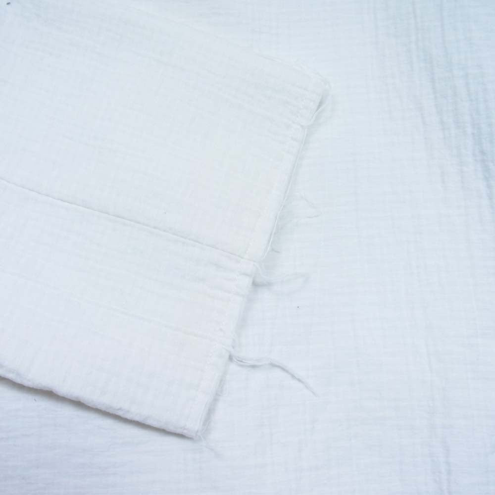 フィックスステュディオス 17SS SS17-M072 SIMPLIFIED ENJOYMENT R-SHIRT シンプル エンジョイ カットオフ プルオーバー 半袖 シャツ ホワイト系 M【中古】