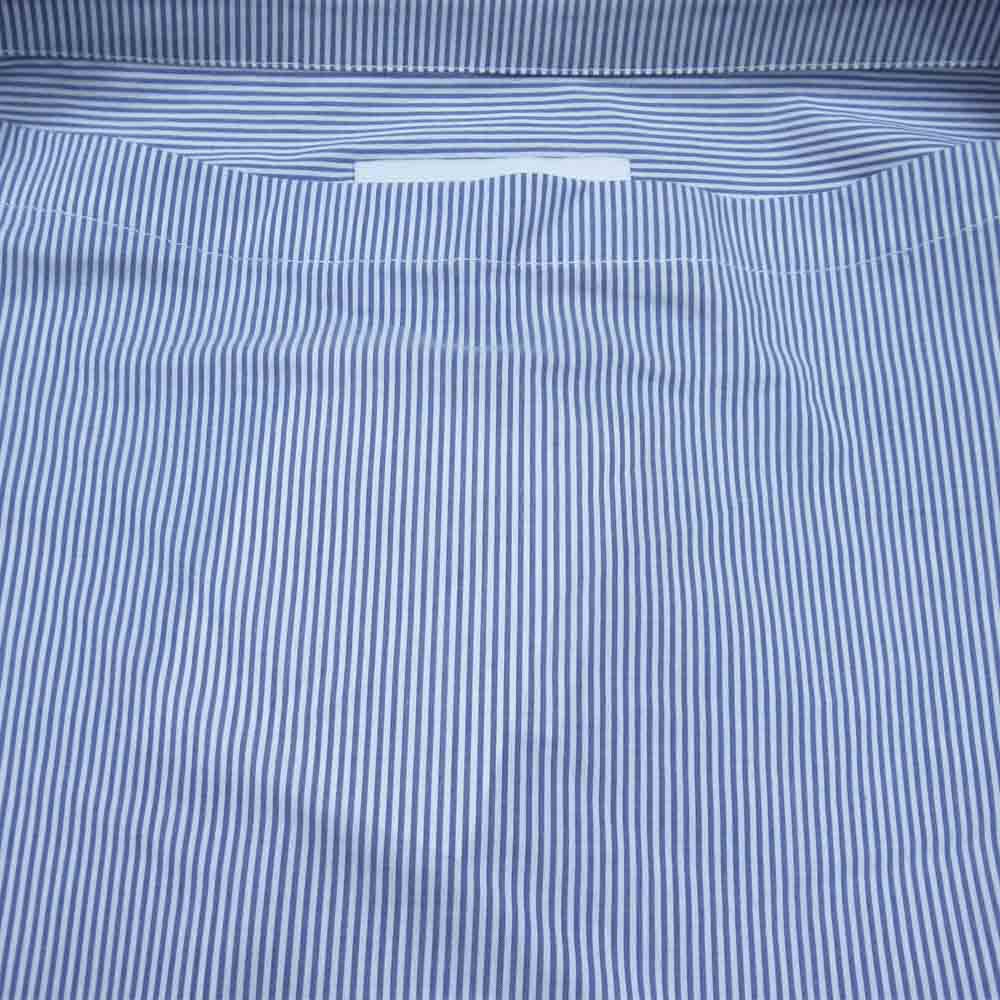 フィックスステュディオス 17SS SS17-M102 OUTLOOK T-SHIRT アウトルック ボートネック ストライプ プルオーバー 半袖 シャツ ネイビー系 S【極上美品】【中古】