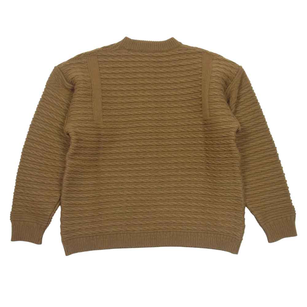 ヤシキ 18AW YSK-18AW-KN08 Kodou Knit クルーネック 長袖 ニット セーター ブラウン系 2【中古】