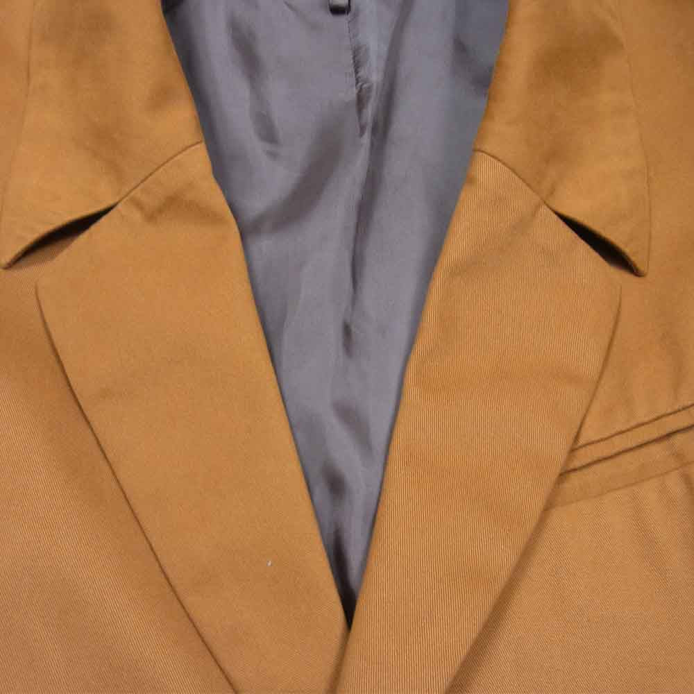 エドウィナホール EH37C-01-12 single overcoat 裏地キュプラ シングル オーバーコート ジャケット ブラウン系 S【中古】