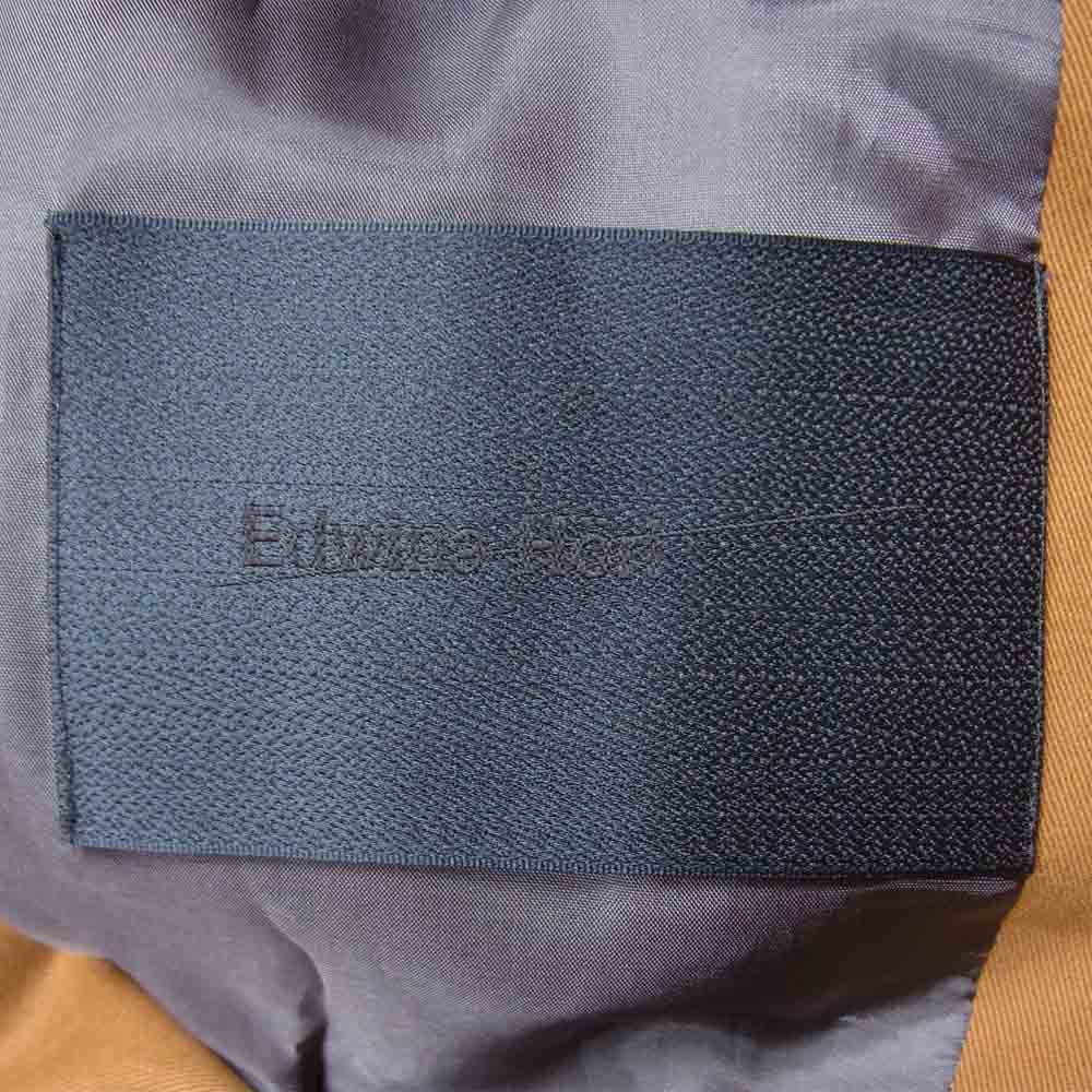 エドウィナホール EH37C-01-12 single overcoat 裏地キュプラ シングル オーバーコート ジャケット ブラウン系 S【中古】