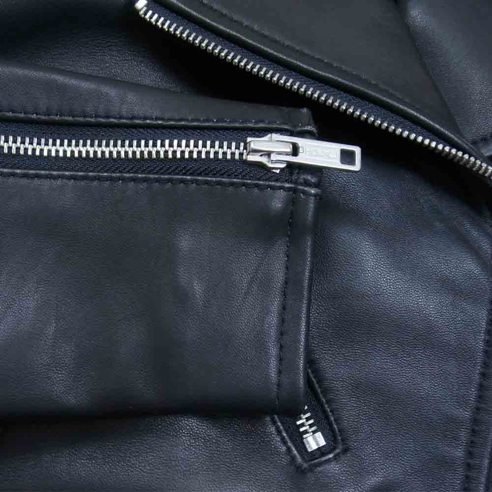 JOURNAL STANDARD ジャーナルスタンダード ラムレザー ダブル ライダース ジャケット ブラック系 S【中古】