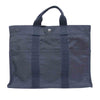 HERMES エルメス エールラインMM キャンバス トート バック ダークグレー系【中古】