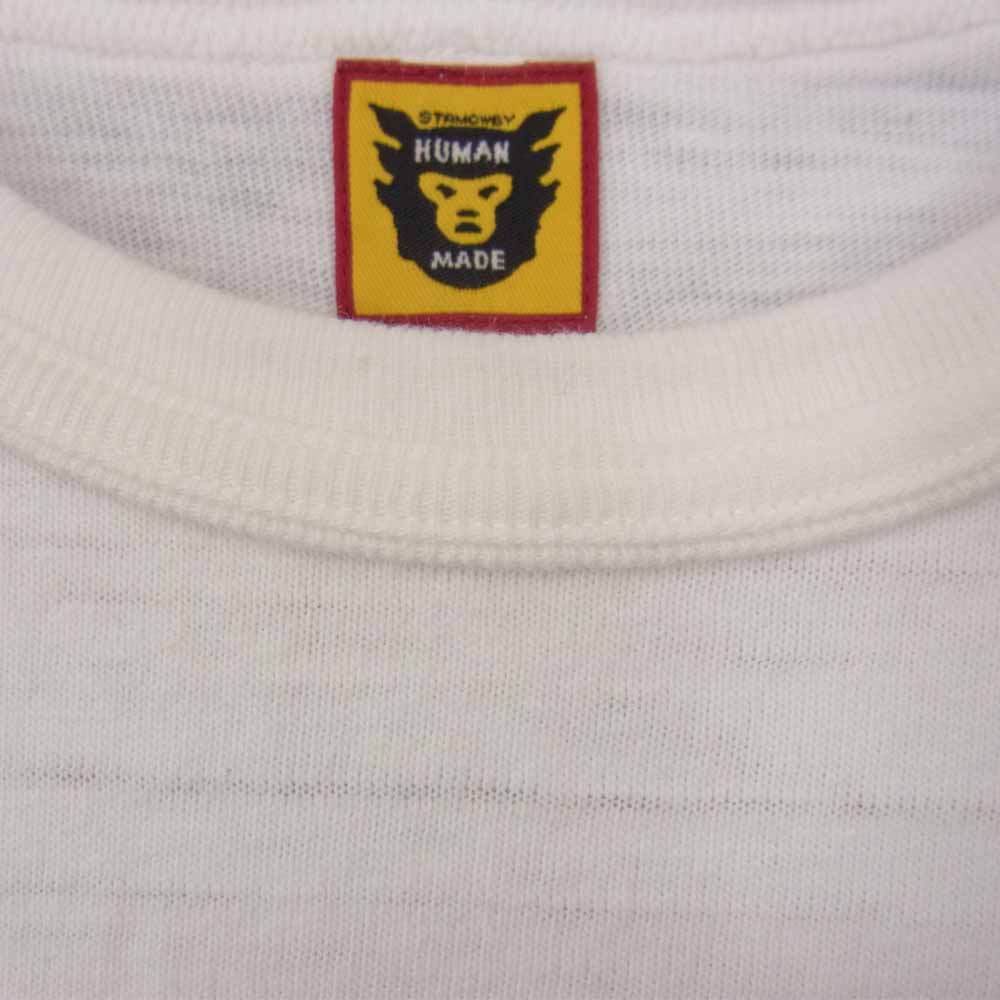 HUMAN MADE ヒューマンメイド Heart Running Tee ハート ランニング Tシャツ ホワイト系 M【中古】