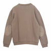 MAISON MARGIELA メゾンマルジェラ 50GP001025133 国内正規品 14ライン レザー エルボーパッチ クルーネック スウェット ブラウン系 46【中古】
