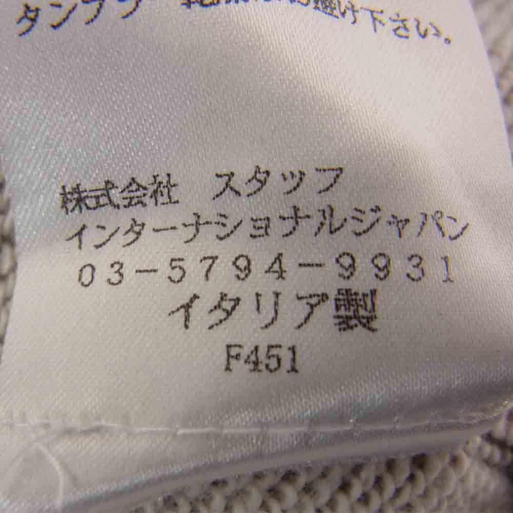 MAISON MARGIELA メゾンマルジェラ 50GP001025133 国内正規品 14ライン レザー エルボーパッチ クルーネック スウェット ブラウン系 46【中古】