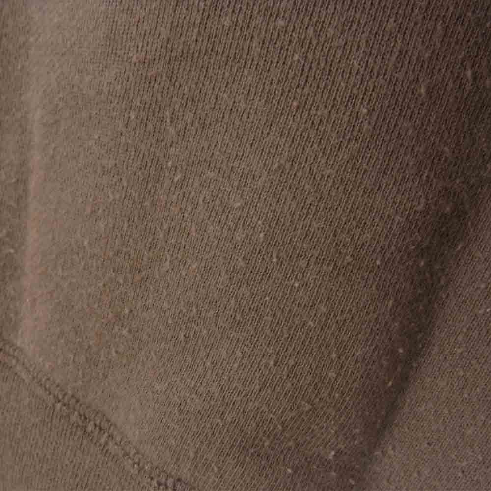 MAISON MARGIELA メゾンマルジェラ 50GP001025133 国内正規品 14ライン レザー エルボーパッチ クルーネック スウェット ブラウン系 46【中古】