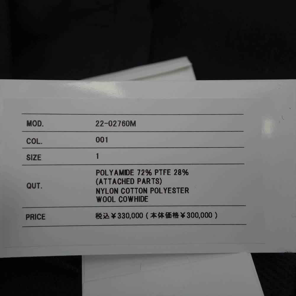 Sacai サカイ × ACRONYM 22-02760M TRENCH COAT アクロニウム レイヤー 撥水 ドッキング トレンチコート ブラック系 001 1【新古品】【未使用】【中古】