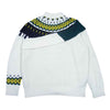 Sacai サカイ 21AW 21-02610M Wool Knit Pullover ウール ニット プルオーバー ホワイト系 2【中古】