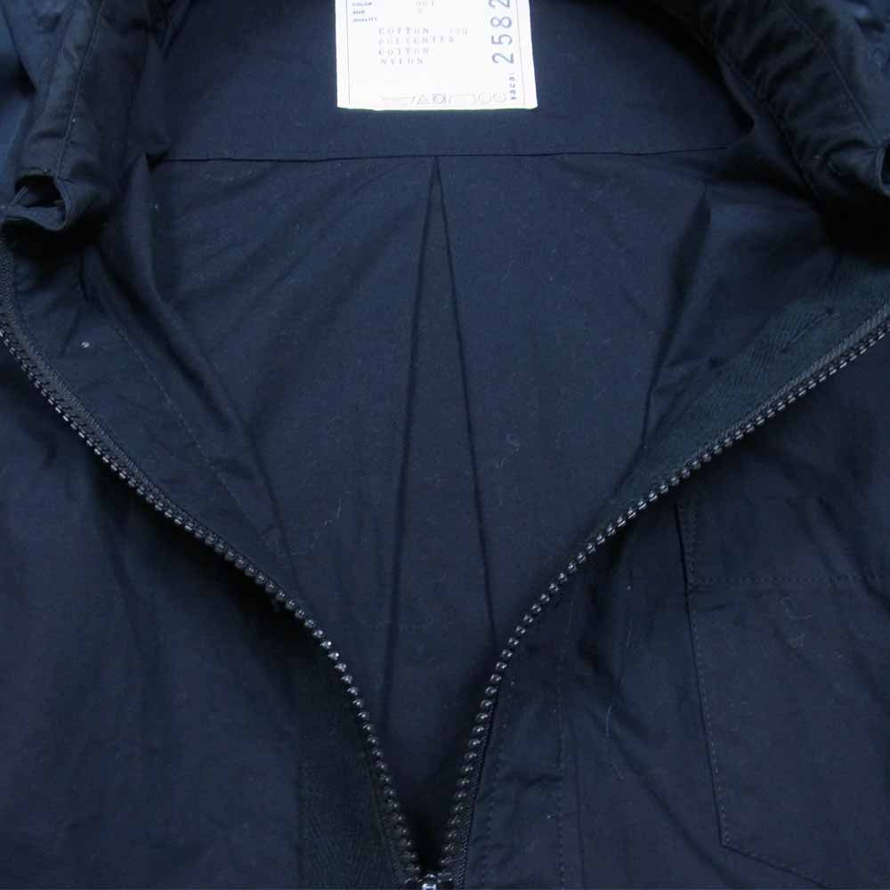 Sacai サカイ 21AW 21-02582M Cotton Poplin Shirt コットン ポプリン シャツ ドッキング ジャケット ネイビー系 2【中古】