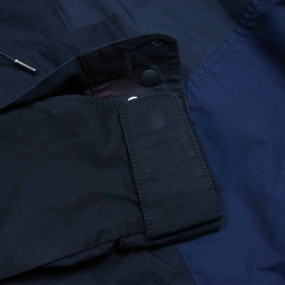 Sacai サカイ 21AW 21-02582M Cotton Poplin Shirt コットン ポプリン シャツ ドッキング ジャケット ネイビー系 2【中古】
