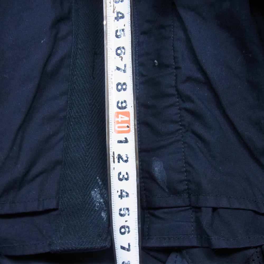 Sacai サカイ 21AW 21-02582M Cotton Poplin Shirt コットン ポプリン シャツ ドッキング ジャケット ネイビー系 2【中古】
