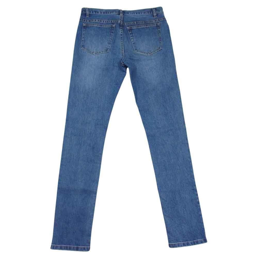 A.P.C. アーペーセー PETIT NEW STANDARD プチニュースタンダード ストレッチ ボタンフライ デニム パンツ インディゴブルー系 28【中古】