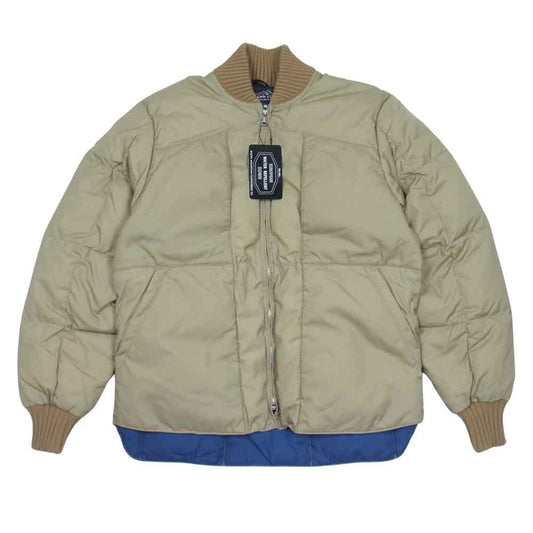 ロッキーマウンテン 250-202-02 GT DOWN JACKET キルティング ダウン ジャケット ベージュ系 38【新古品】【未使用】【中古】